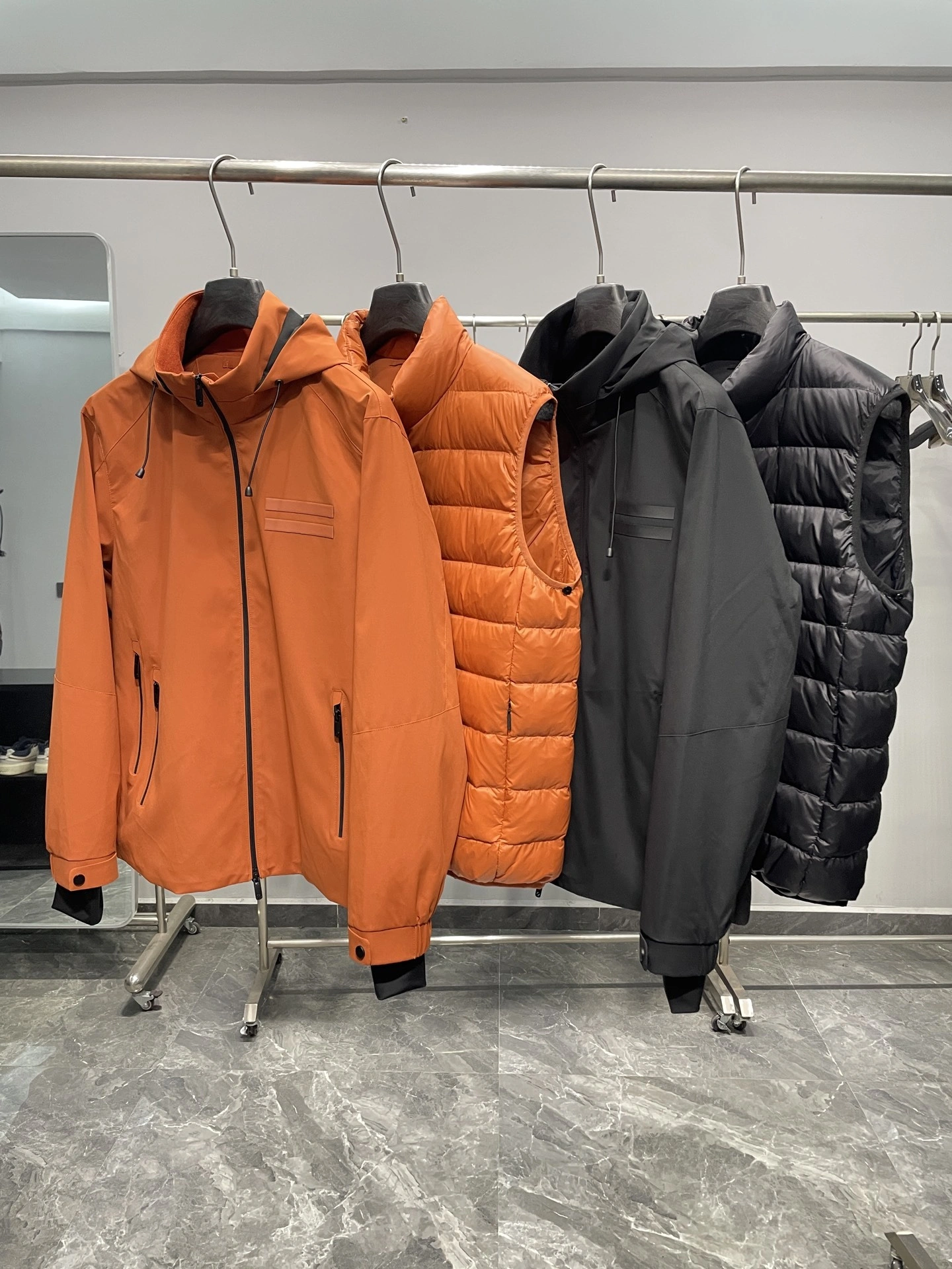 wg.luxury-Other brands Down jacket two piece 90 white duck down 2colour item:E-F501J2324-2H